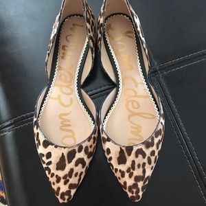 Sam Edelman Rodney Leopard Print Sz 7-1/2